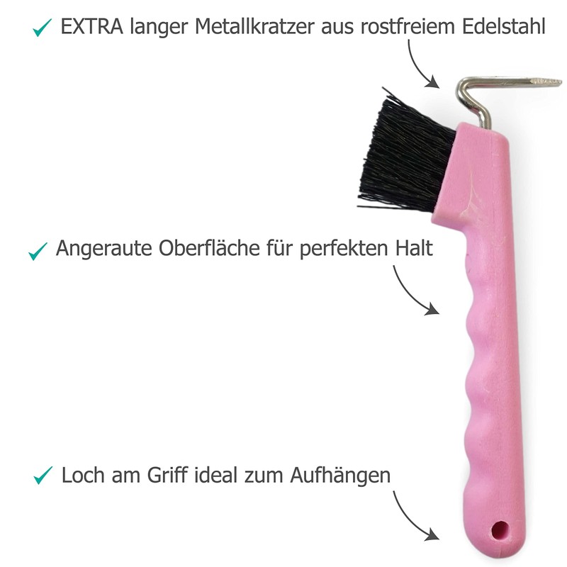 Hoof Pick for Horses Donkey Goats Hoof with Extra Stable