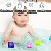 Pack of 10 Luminous Ice Cubes, Luminous Cubes Bathtub, Luminous