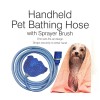 Duke's Handheld Pet Bathing Hose with Sprayer Brush