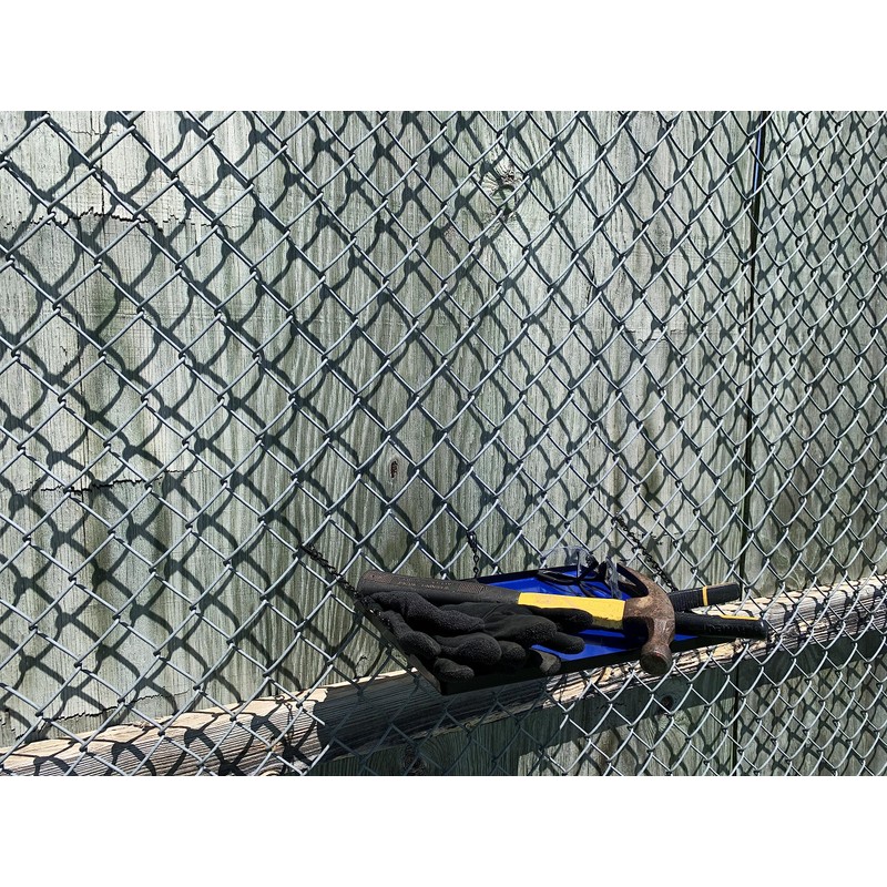 Fence Tray, Chainlink Fence Tray, Metal,