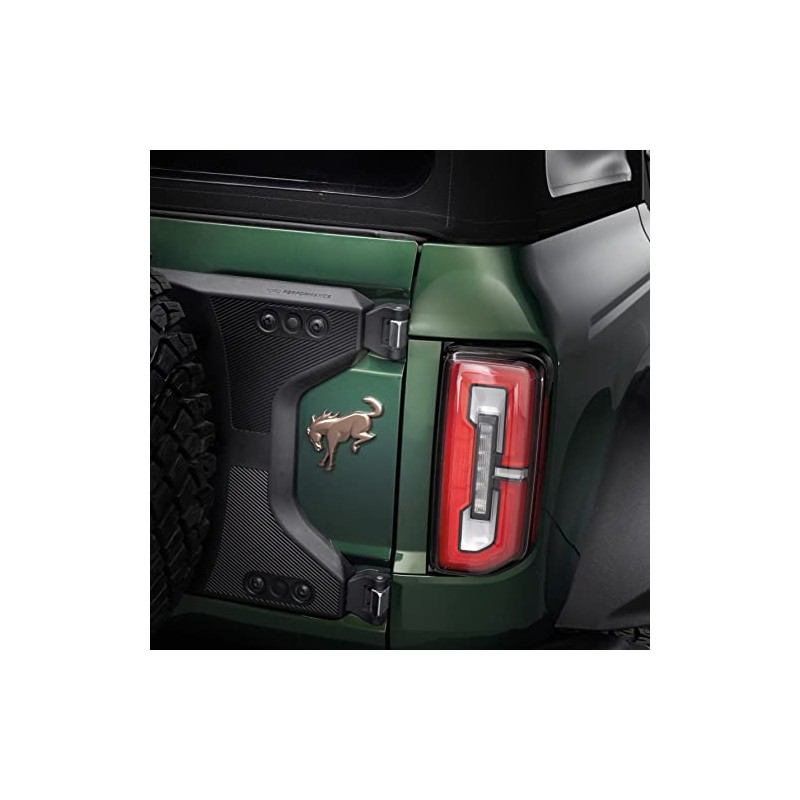 Ford 2021-2023 Bronco M-1447-BEBR Bronze Bucking Bronco Tailgate Emblem Cover