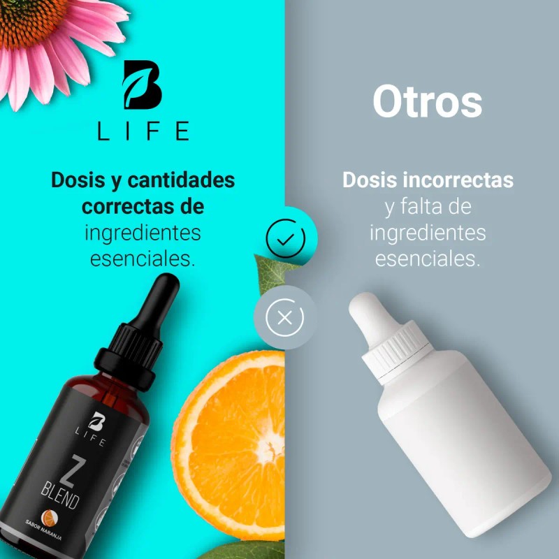 Zinc Liquido Tomas Vitamina Echinacea Sabor Naranja Life