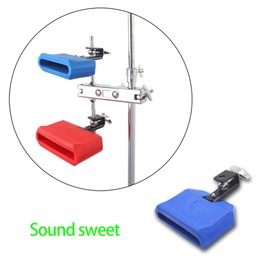 EXCEART Jam Block Plastic Latin Percussion Block Drum Musical Instrument Kit Drums and Percussion Drum Accessory (Blue)