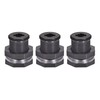 M METERXITY 3 Sets PVC Bulkhead Fitting Long Thread Bulkhead