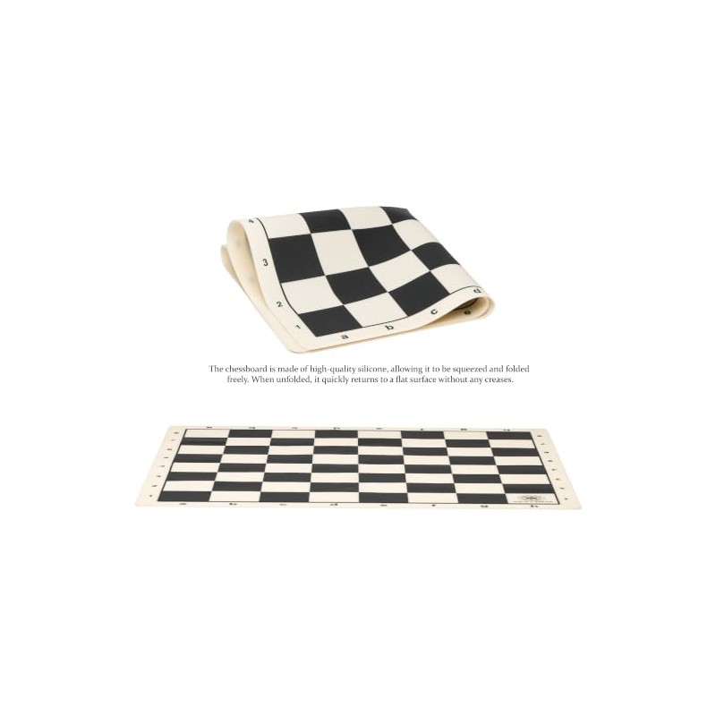 Juego de ajedrez A&A - Tablero de ajedrez plegable de