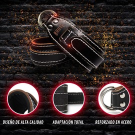 BRUTE Knöchelriemenscheiben Gym – Handgelenkbandagen Gym – Knöchelriemenscheibe – Zubehör für Fitnessstudio – Handgelenkbandagen Gym Riemenscheibe – verstellbar für Handgelenk und Knöchel