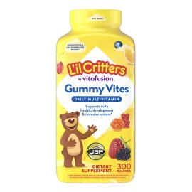 Multivitaminico Diario Niños Lil Critters - 300 Gomitas Sabor
