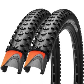 26/27.5/29x2.25 inch Bike Tires Pair Mountain Bike Tires 60 TPI Bicycle Tires Kevlar High Grade Made Tires Pack of 2 (2 Pack 26x2.25)