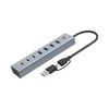 CONCEPTRONIC HUBBIES20G 7-Port USB 3.2 Gen 1 Hub, 5Gbps, USB-C