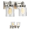 Bathroom Vanity Light Fixture - Bath Interior Lighting (Brushed Nickel,