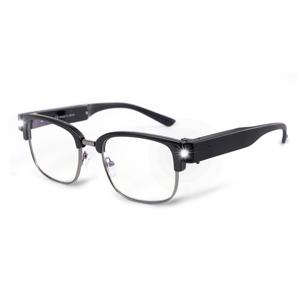 OKH Reading Glasses with Lights Rechargeable Bright Led Readers Magnifying