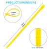 25 Count 10 Inch Reusable Cable Ties Yellow ?Heavy Duty