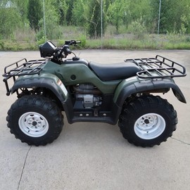 ANDPLAY Seat Cover, Compatible with Honda Foreman 400-450 1997 1998 1999 2000 2001 2002 2003 2004, Motorcycle ATV Seat Leather Protector Black