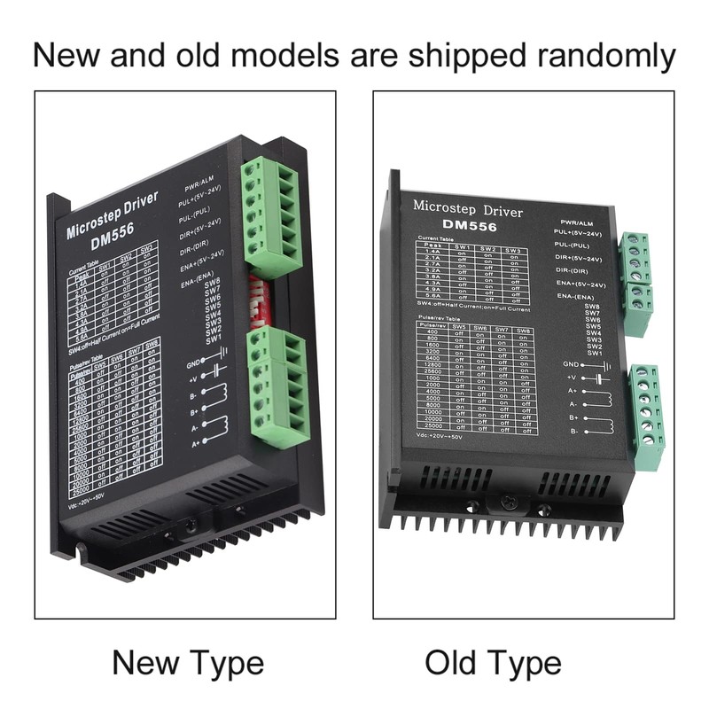 DM556 Stepper Motor Driver, DC 24V-50V 1.0A-5.6A 2 Phase Stepper