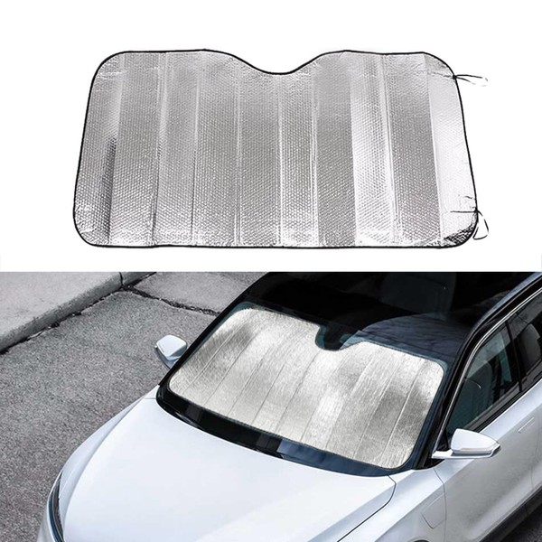 GKmow Pack-1 Front Windshield Sun Shade, 51" x 23.6" Car