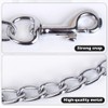 Metal Chain Dog Leash, 4FT/1.2M Heavy Duty Dog Chain Leash,