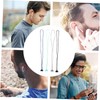 Mikinona 4Pcs Earphone Lost Rope Flexible Lanyard for Comfortable Neck