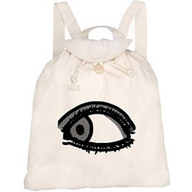 Azeeda 'Eyeball' Canvas Rucksack/Backpack (RK00003627)