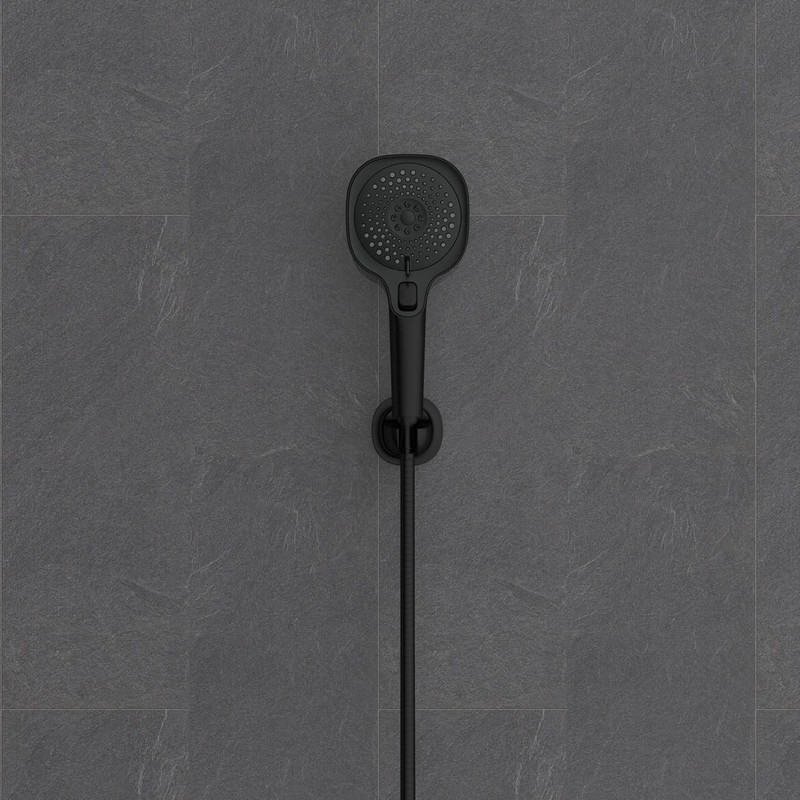 WENKO Libertà Shower Head Holder Black