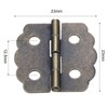 20 Pcs Mini Hinges Retro Butt Hinges Antique Hinges Bronze