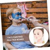 STOBOK 3pcs Face Painting Practice Board Reusable Template for Makeup