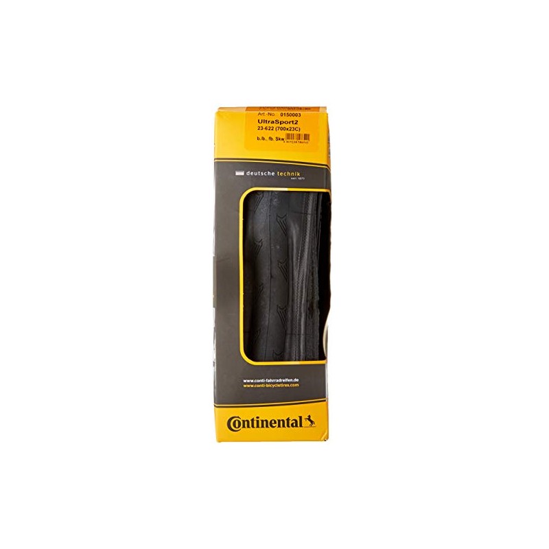 Continental Ultrasport II Tyre - Black, 700 x 25 C