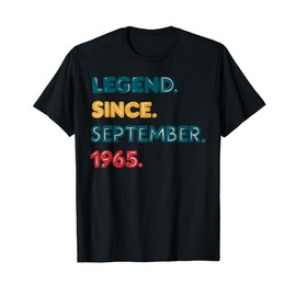 Legend 1965 60th Birthday Gifts for Men Women 60 Year Old T-Shirt