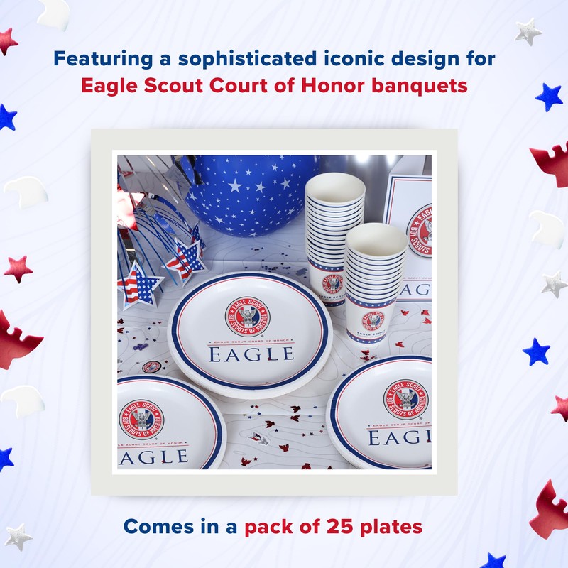 Eagle Scout Court Of Honor Luncheon Plates, 25pk