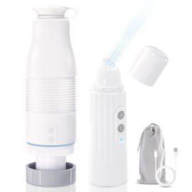 Portable Bidet for Travel, Travel Bidet 550ML 4 Spray Modes, High-Pressure Handheld Electric Bidet Sprayer, Rechargeable Compact Portable for Women & Men Camping On-the-Go