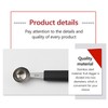 Stainless Steel Digger Ice Cream Watermelon Platter Scoop Kitchen Gadget