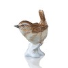 Richard Cooper Studio Fine Wren, Hand Painted Bone China, 3.5 x 3 x 5.3 cm