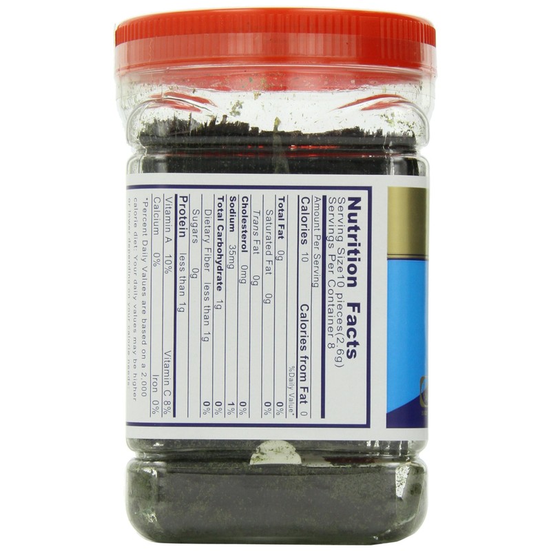 Yamamotoyama Teriyaki Nori Seaweed, 0.7-Ounce Jars (Pack of 6)