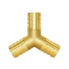 Joywayus 3/4" Large（21mm）Hose Barb Y Shaped 3 Way Union Fitting