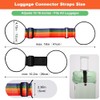 Correas conectoras para equipaje Loooghom Luggage Strap-2 – 3 piezas