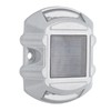Solar Deck Lights Silver Aluminium Alloy High Brightness LED Solar