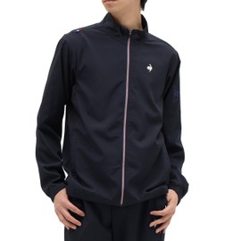 Le Coq Sportif, LT5FJK20M LCS Essential Cloth Jacket, Tennis, Training, Sweat Absorbent, Quick Drying, Stretch, UV CUT (UPF30), Running, Walking, Simple, Men's, NV00(LT5FJK20M), M