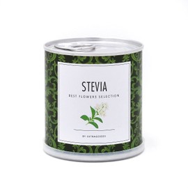 MacFlowers® Growing Set with Stevia, a variety of honeywort seeds, in cute instant gardening flower box, gift for sweet friends