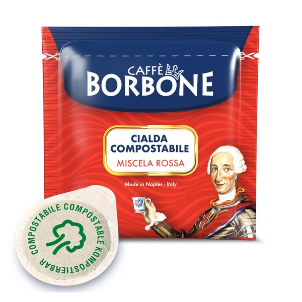 Caffe Borbone ESE Coffee Pods, Miscela Rossa (50 Pods)