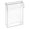 DIN A5 Prospektbox Weatherproof with Lid High from Acrylic Glass