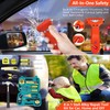 Car Emergency Roadside Tool Kit with Jumper Cable Shovel,Auto Truck