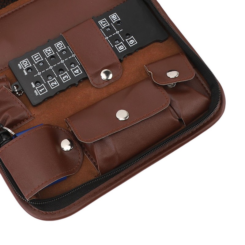 6 in 1 Golf Accessory Bag PU Leather with Tees
