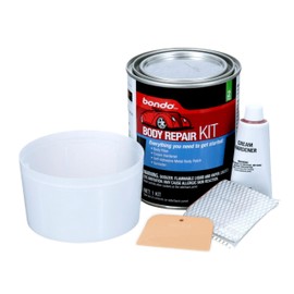 Bondo Body Repair Kit, Original Formula for Fast, Easy Repair & Restoration of Your Vehicle, 00310, Filler 14 oz and Hardener: 0.5 oz, 1 Kit