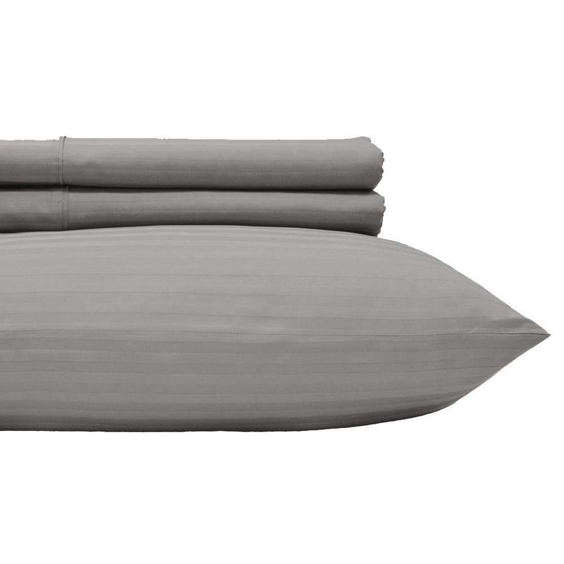 Royal Hotel Stripe Sheets - Split-King: Adjustable King Bed Sheets