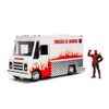 Jada JA99730 1:24 Taco Truck und Deadpool Figur, mehrfarbig