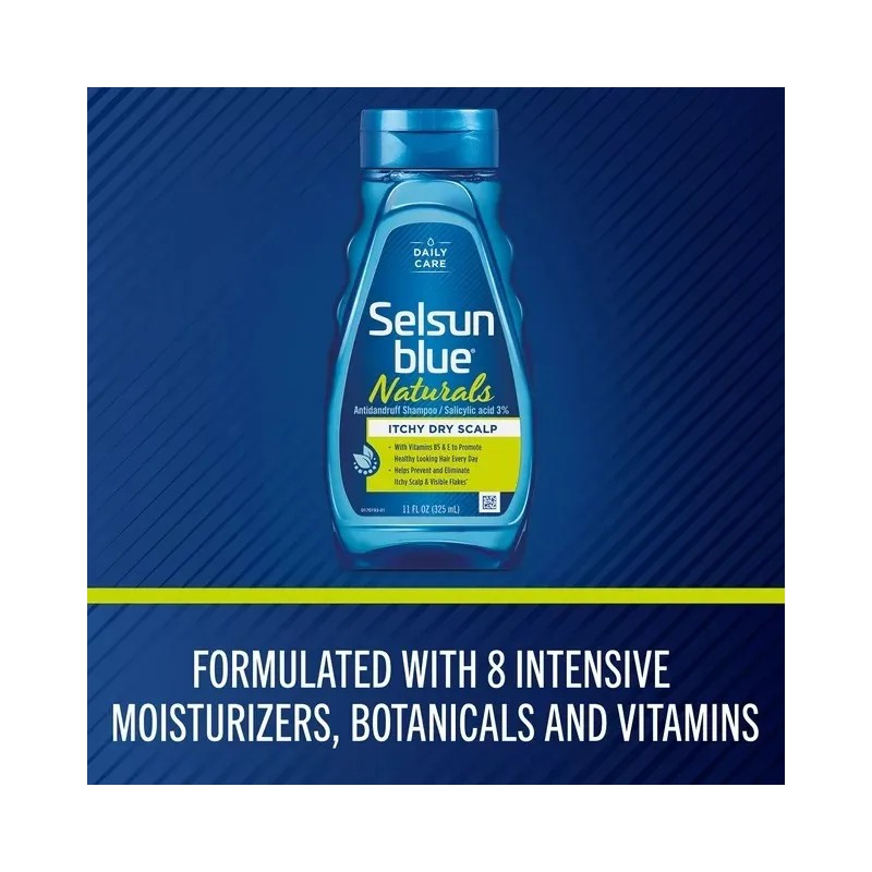 Shampoo Selsun Blue Naturals Dandruff 325 Ml. 2 Pack