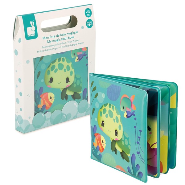Janod The Life of Sea Turtles Magic Bath Book Life