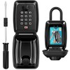 HUANLANG Lock Box for House Key,Key Lock Box for Door
