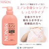 ミノン 全身シャンプー しっとりタイプ 敏感肌 低刺激 ボディ＆ヘアケア 保湿 ポンプ 450ml 1個