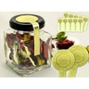 Unopened Stickers Deluxe Gold/Silver Sealing Paper Seals for Jam Jars,