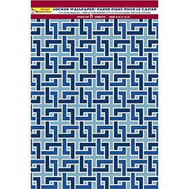 PELICAN INDUSTRIAL Magnetic Locker Wallpaper (Full Sheet Magnetic) - Geometric - Pack of 3 Sheets - vr05